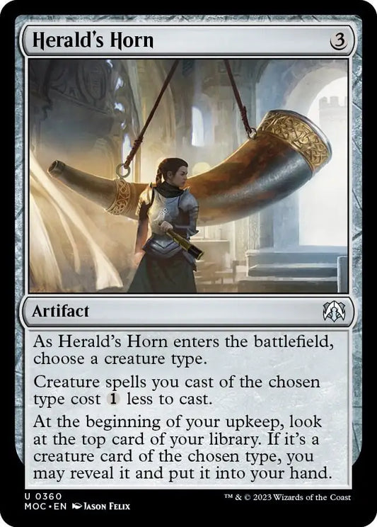 Herald’s Horn [March of the Machine Commander] - Magic Card Single