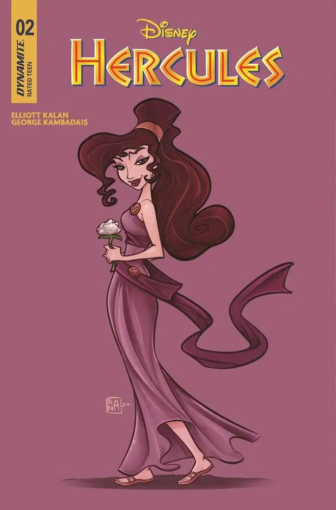 Disney’s Hercules comic book Cover D Ranaldi showcasing striking negative space art