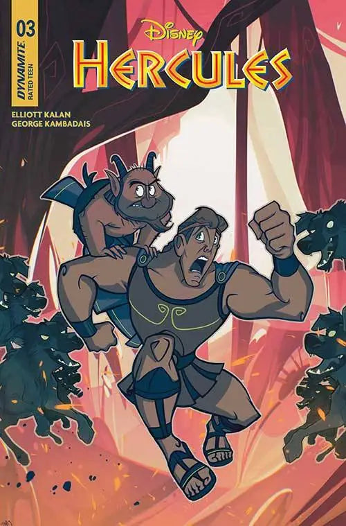 Hercules #3 Cover C Tomaselli features a muscular hero and winged creature, perfect for trading cards