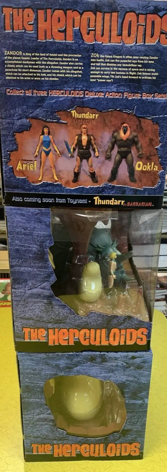Herculoids Action Figures box set in deluxe box set from Toynami 2003 new sealed