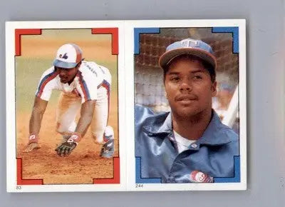 Herm Winningham / Curt Wilkerson - 1986 Topps Stickers - #83 / 244 - Baseball - Baseball Card Single