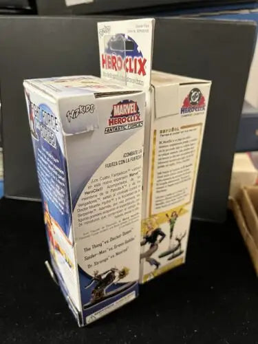 Marvel Heroclix Booster Pack Lot featuring Cosmic Justice and Fantastic Forces boxes