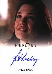 Autographed Heroes Archives Autograph Card of Lisa Lackey as Janice Parkman