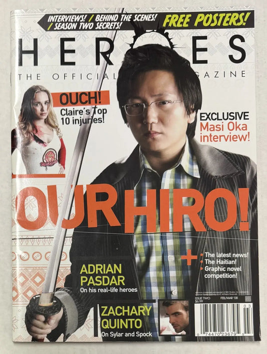 Heroes The Official Magazine Issue 2A 2007 Vintage Magazine - Entertainment Memorabilia