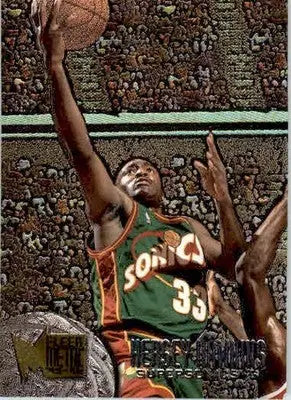 Hersey Hawkins - 1995-96 Metal - #191 - Basketball - Basketball Card Single