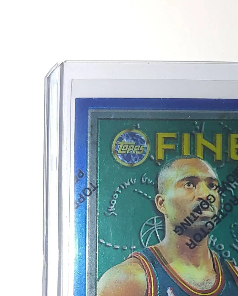 Hersey Hawkins 1995-96 Topps Finest NBA #235 Card SuperSonics