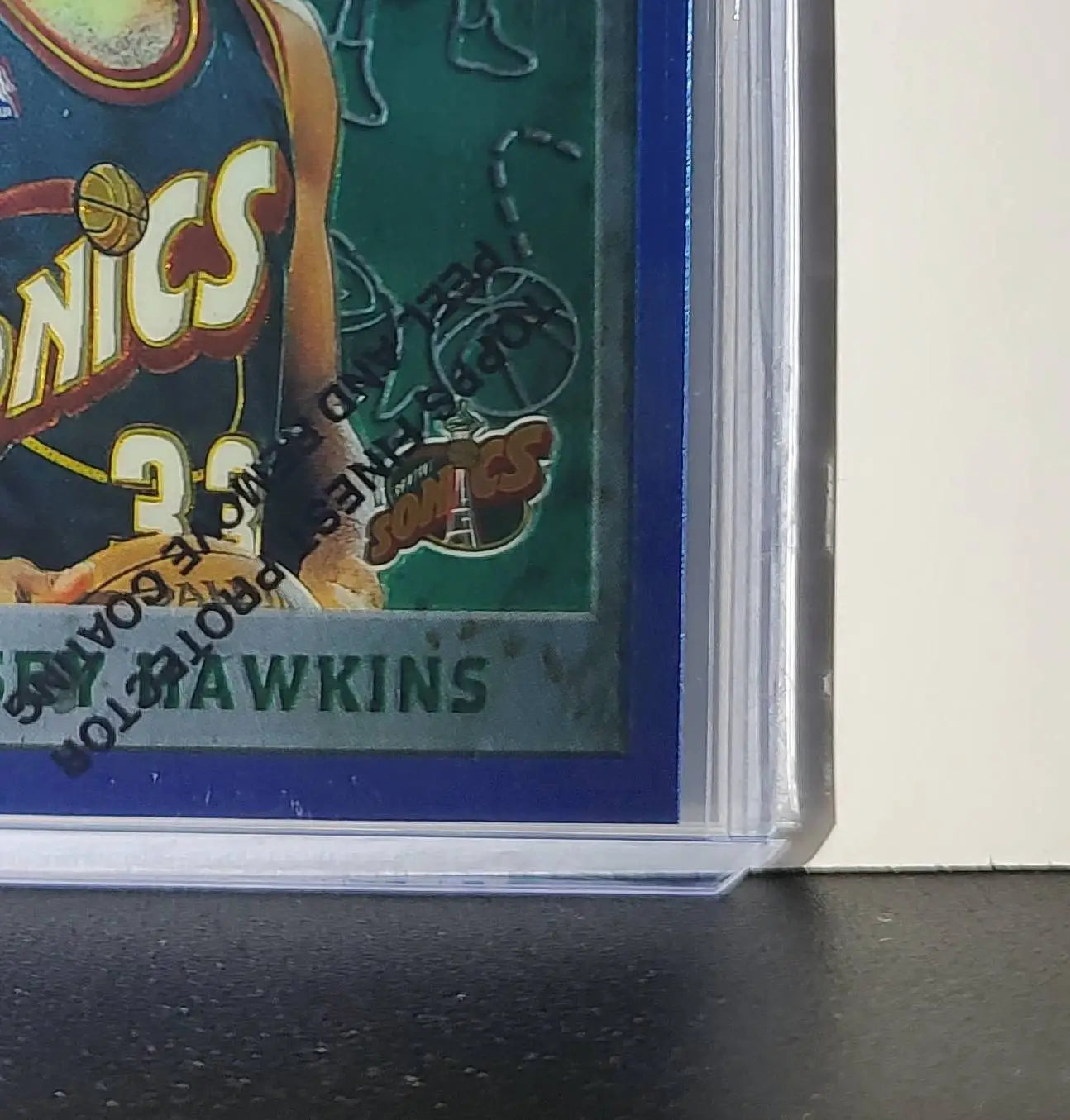Hersey Hawkins 1995-96 Topps Finest NBA #235 Card SuperSonics