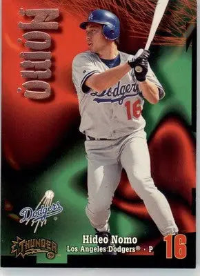 Hideo Nomo - 1998 Circa Thunder - #16 - Baseball - Baseball Card Single