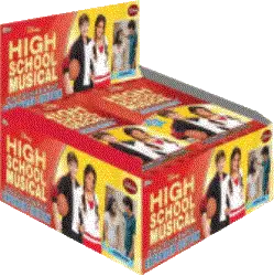 High School Musical 2 Expanded Edition Factory Sealed Trading Card Box display
