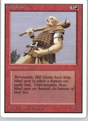 Hill Giant - Unlimited Edition - MP Magic: The Gathering - Magic Card Single