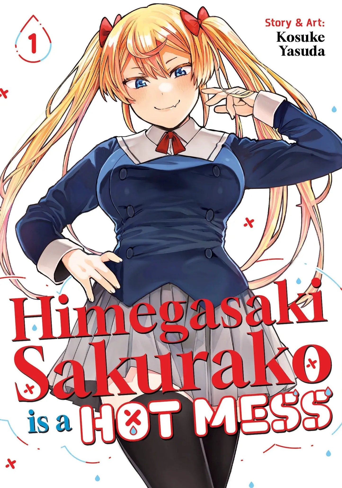 Manga cover of Himegasaki Sakurako in Hot Mess Volume 1 featuring vibrant artwork