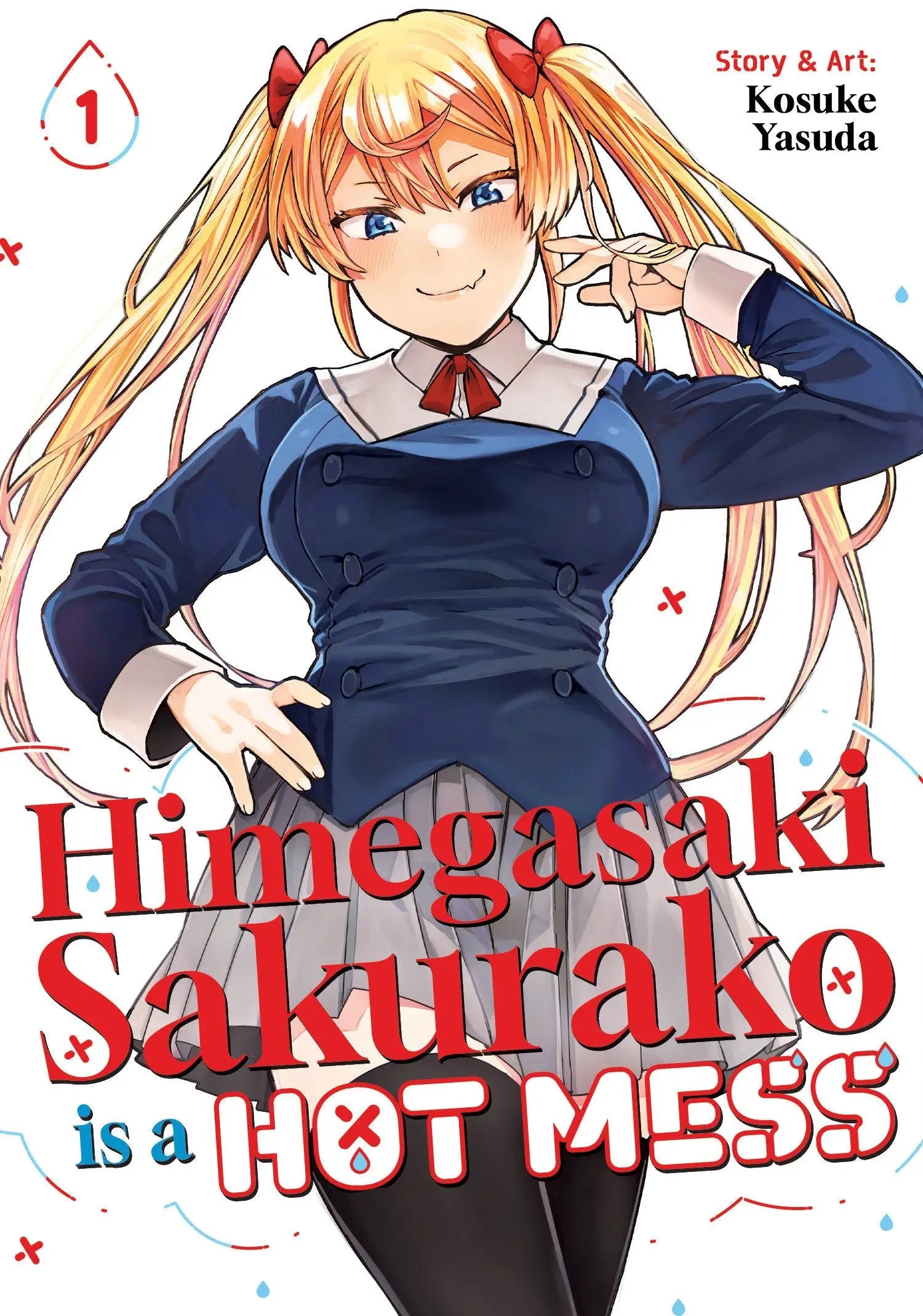Manga cover of Himegasaki Sakurako in Hot Mess Volume 1 featuring vibrant artwork