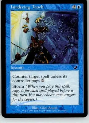 Hindering Touch - Scourge - 37 - Foil LP Magic: The Gathering - Magic Card Single