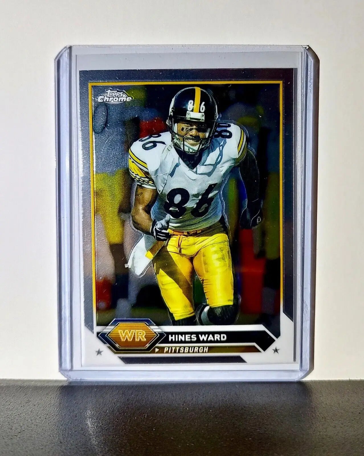 Hines Ward 2023 Topps Chrome NFL #8 Football Card Pittsburgh Steelers