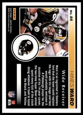 Hines Ward 2024 Panini Zenith Retail #86 Pittsburgh Steelers - Football Card Single