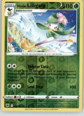 Hisuian Lilligant - Astral Radiance - 016/189 - Reverse Holo LP Pokemon - Pokémon Card Single