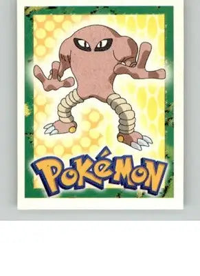 Hitmonlee - 1999 Merlin Pokemon Stickers - #106 - Non_sport - Pokémon Card Single