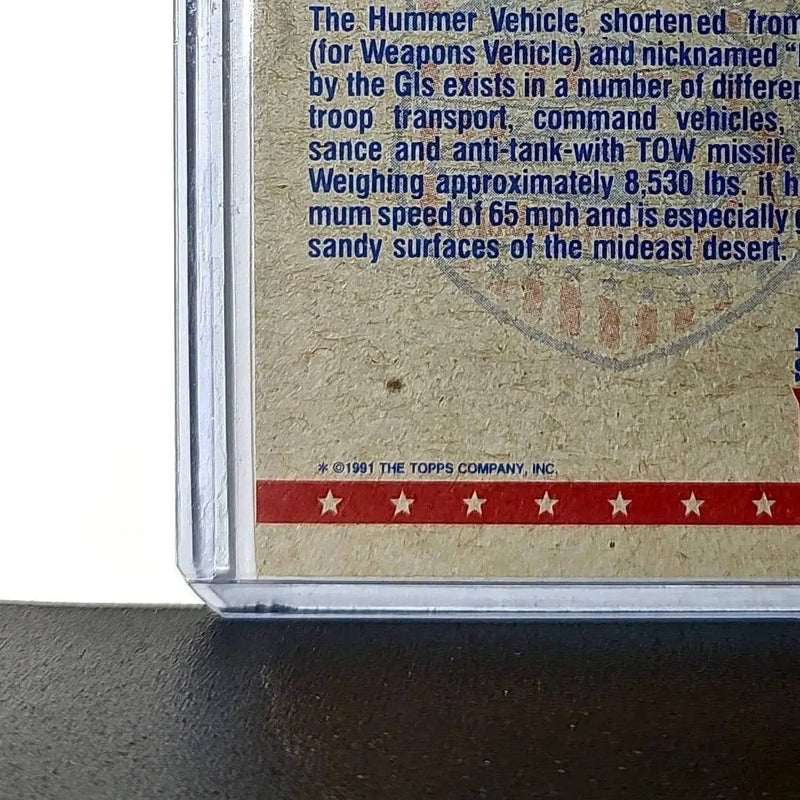 HMMWV (Hummer) 1991 Topps Desert Storm #44 Card