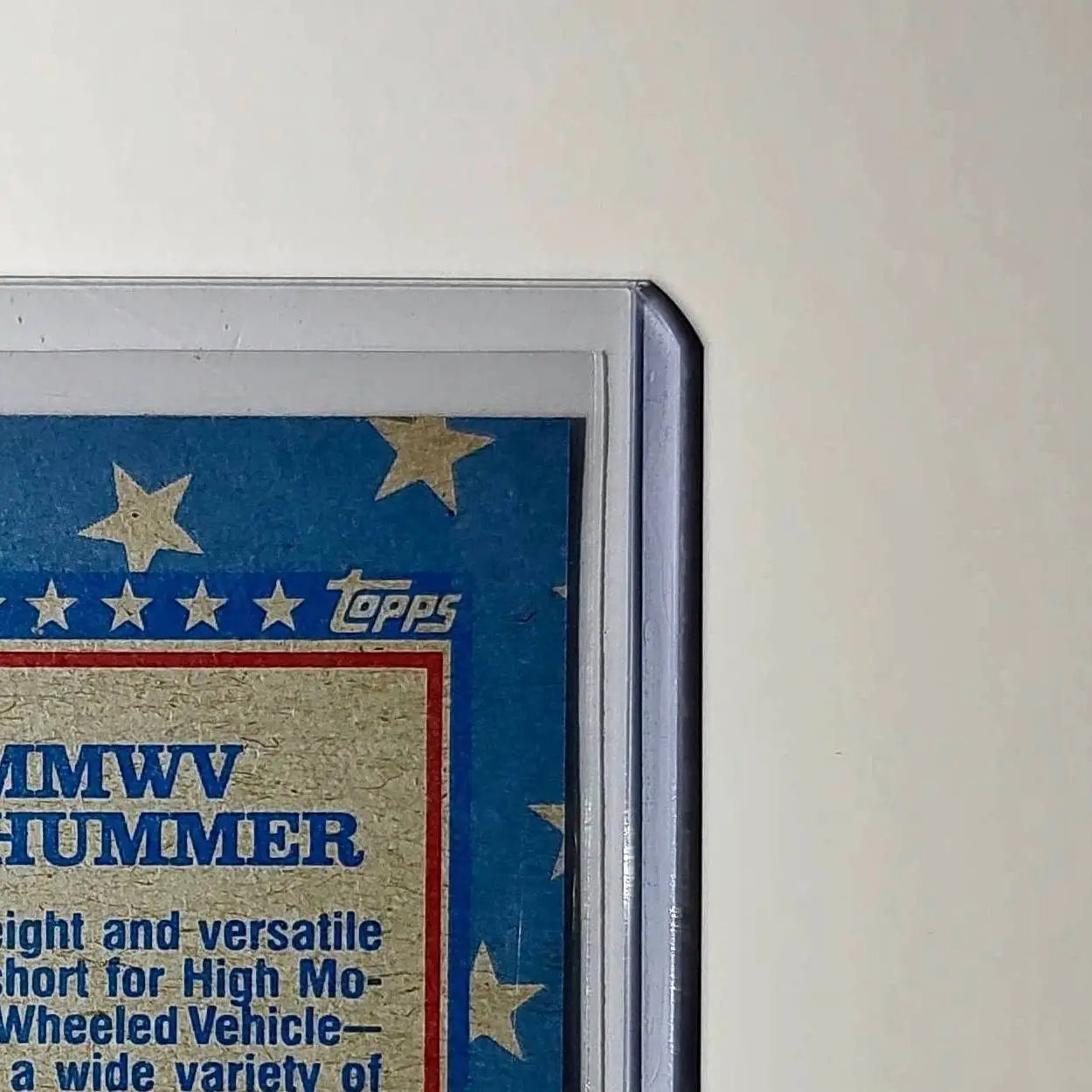 HMMWV – The Hummer 1991 Topps Desert Storm #99 Card