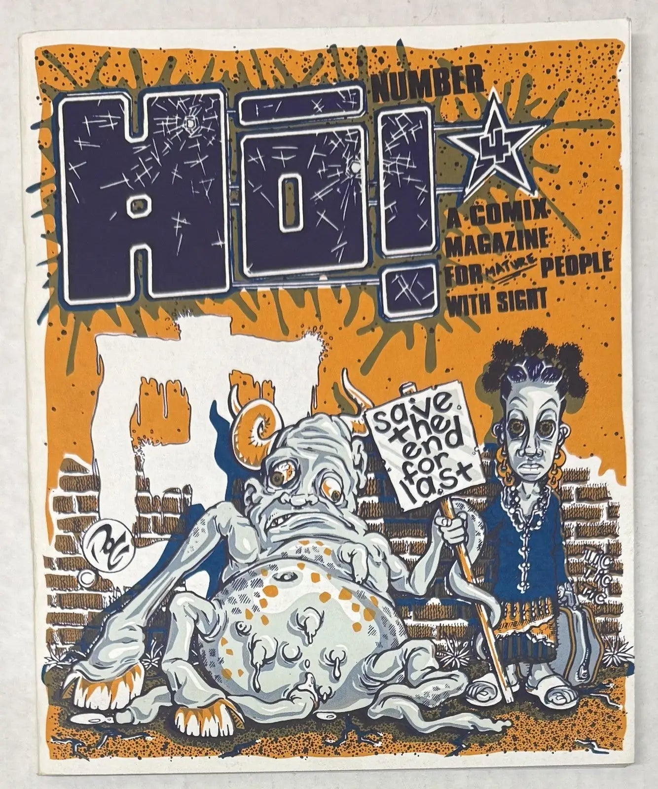 Ho! Number #4 1999 Comix AMOS Underground Zine - Comic Book