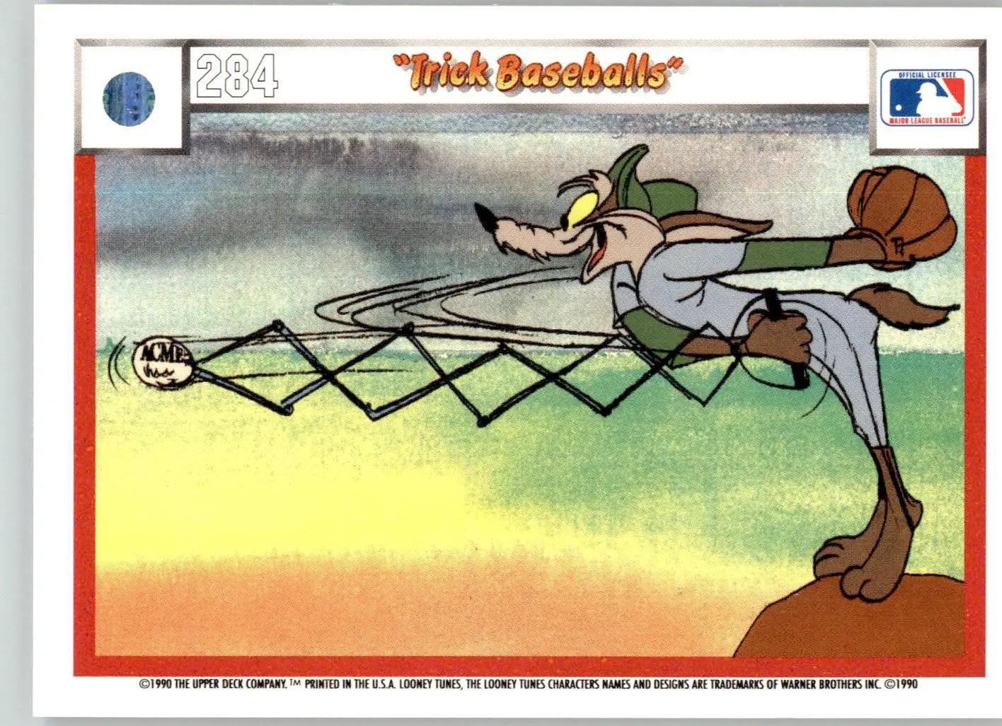 Hold the Mustard / Trick Baseballs - 1990 Upper Deck Comic Ball - #275 / 284 - Baseball Card Single