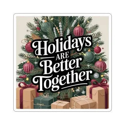 Holiday-Themed Kiss-Cut Stickers Cheerful Décor Gift Accessories Laptop [...] - General Merchandise