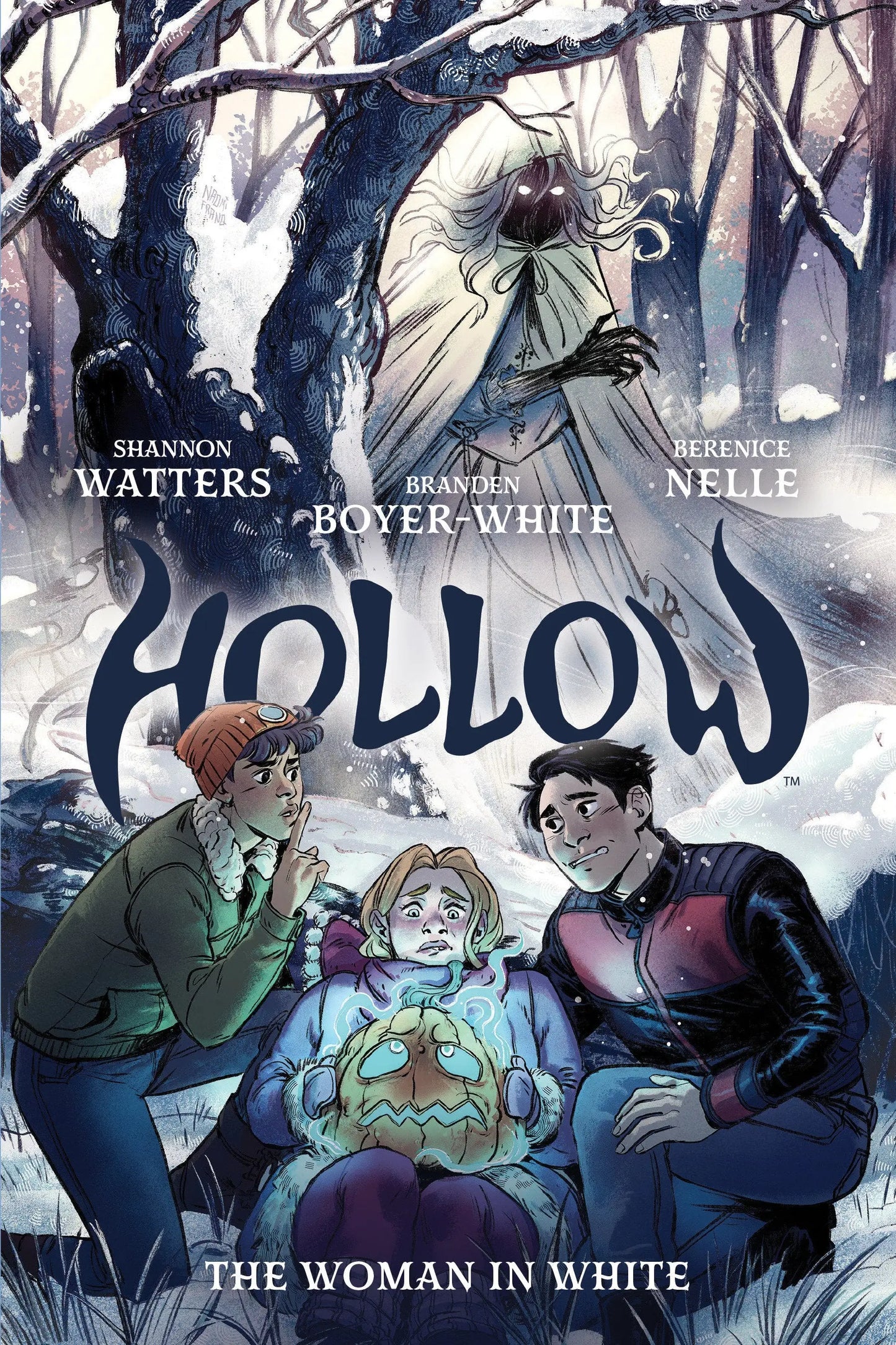Comic book cover for Hollow The Woman in White displayed in the product Hollow The Woman In White