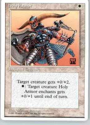 Holy Armor - Fourth Edition ALTERNATE - LP - TCG Card Single
