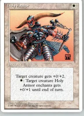 Holy Armor - Fourth Edition ALTERNATE - LP Magic: The Gathering - Magic Card Single