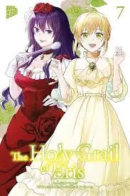 Manga-style illustration of two young women in contrasting outfits from Holy Grail Eris Volume 07