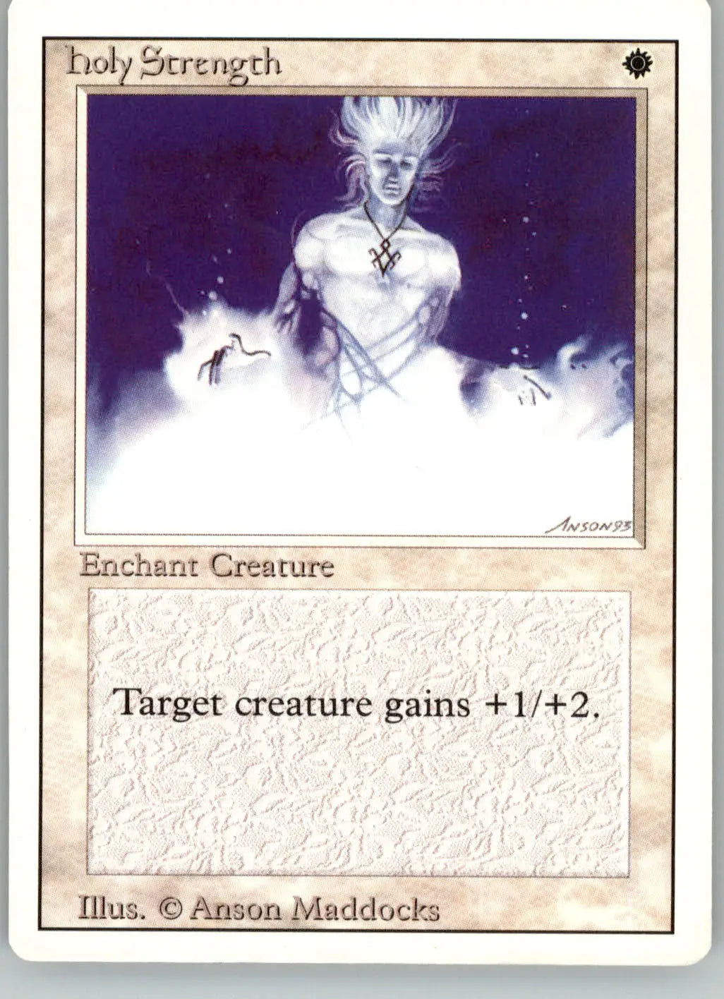Holy Strength - Revised Edition - HP Magic: The Gathering - Magic Card Single