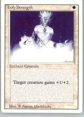 Holy Strength - Revised Edition - HP Magic: The Gathering - Magic Card Single