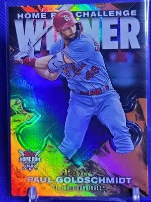 Home Run Challenge Winner Gold Foil Board #HRCW-24 Paul Goldschmidt #/522