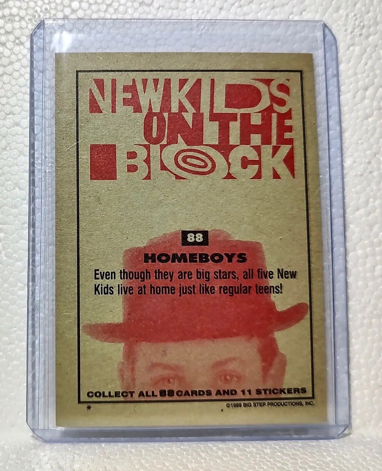 Homeboys 1989 New Kids on the Block #88 Trading Card