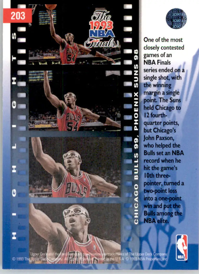 Horace Grant - 1993-94 Upper Deck - #203 - Basketball - Basketball Card Single