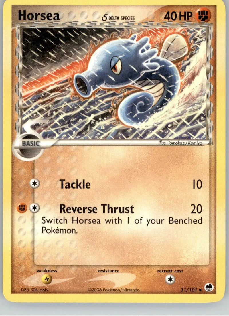 Horsea - Dragon Frontiers - 31/101 - LP Pokemon