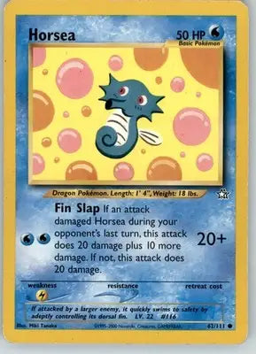 Horsea - Neo Genesis - MP - 062/111 - Pokémon Card Single