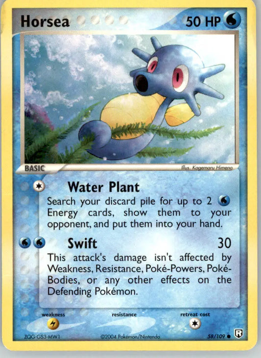 Horsea - Team Rocket Returns - 58/109 - HP Pokemon - Pokémon Card Single