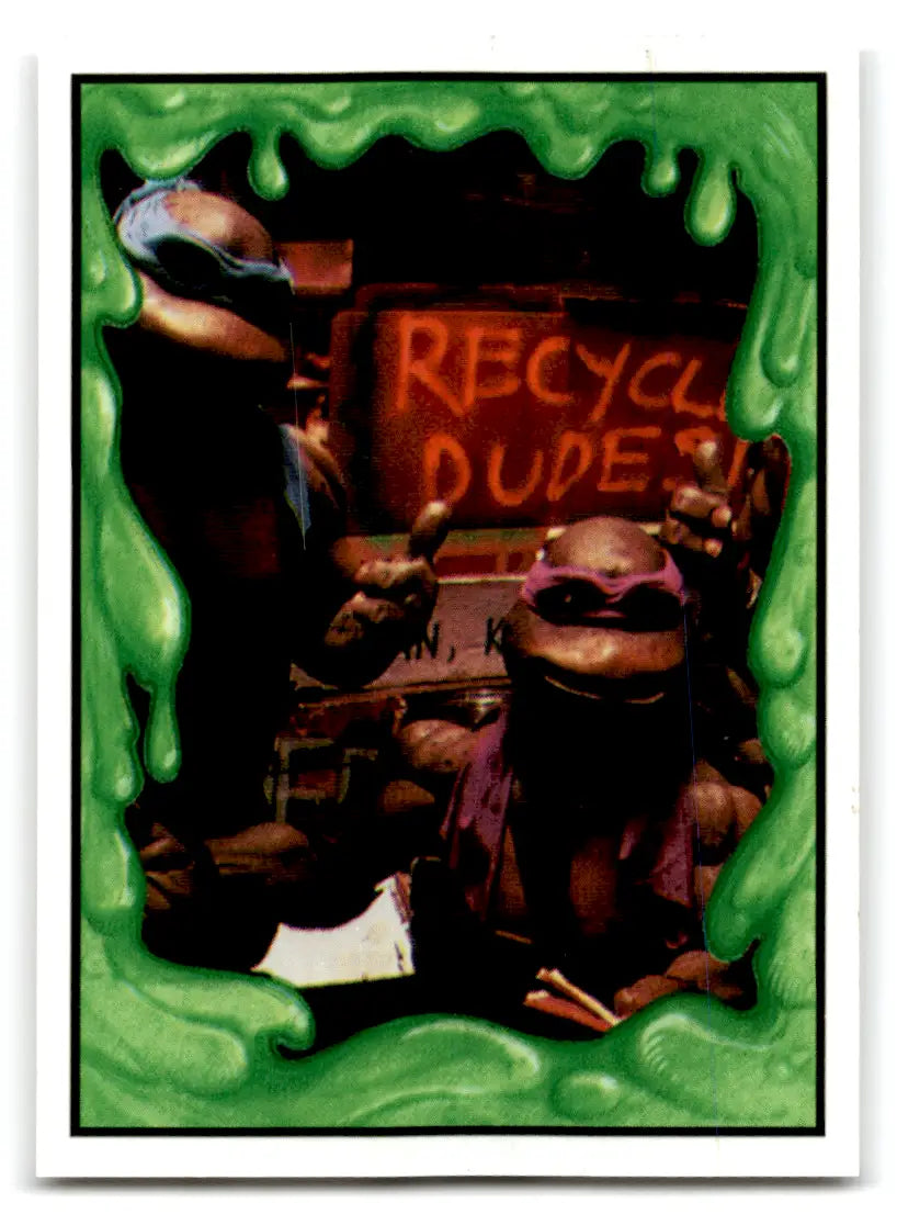 Teenage Mutant Ninja Turtles trading card from Hostess Teenage Mutant Ninja Turtles II lot