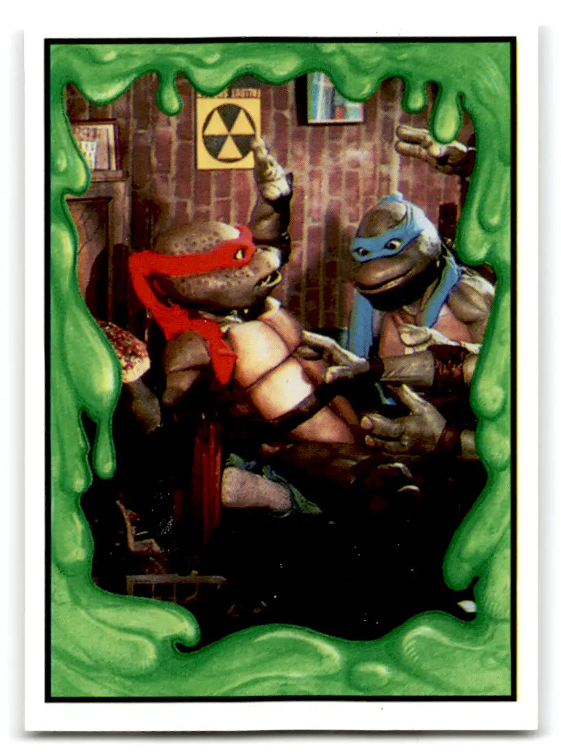 Teenage Mutant Ninja Turtles trading card from Hostess Teenage Mutant Ninja Turtles II set