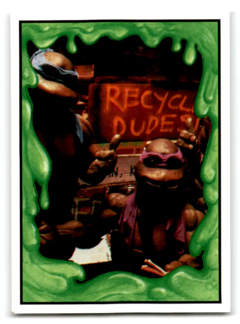 Teenage Mutant Ninja Turtles trading card from Hostess Teenage Mutant Ninja Turtles II set