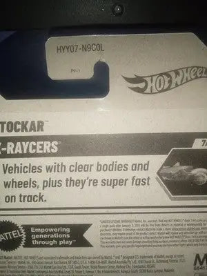 Hot Wheels 2025 Mainline X-Raycers Stockar HW Lets Race Card Is Not Mint - Other
