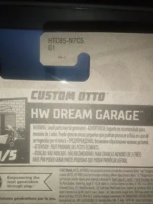 Hot Wheels HW Dream Garage 1/5 Custom Otto 6/250 White/Green Card Is Not Mint