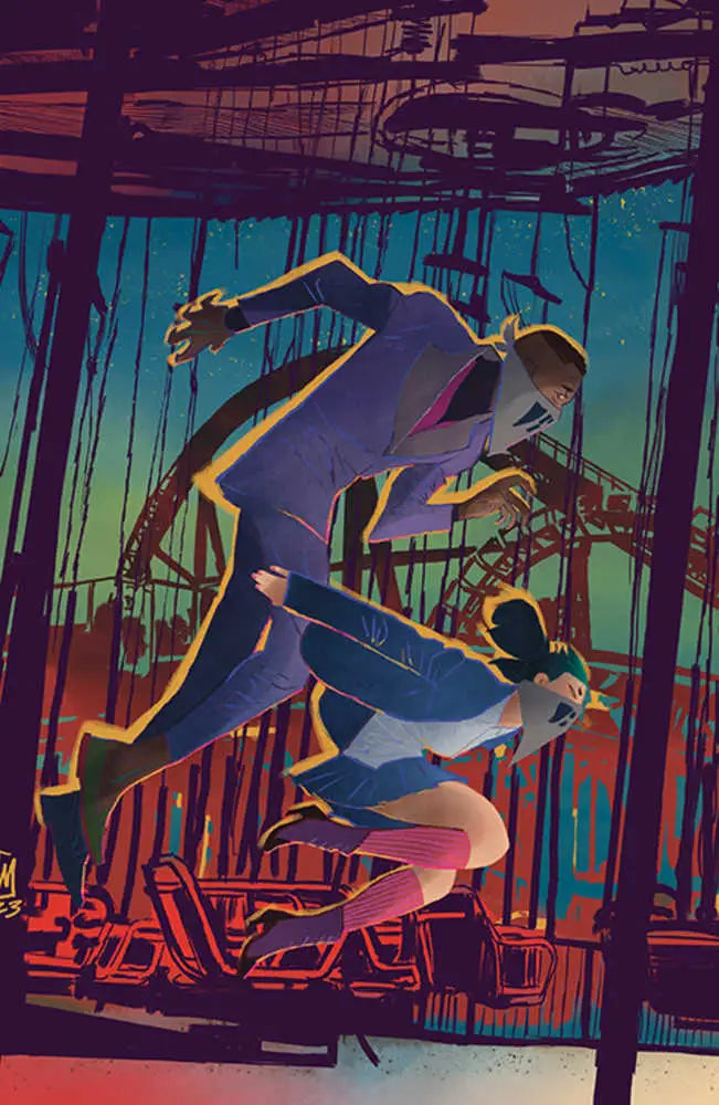 Two stylized figures in dynamic dance pose on House Of Slaughter #22 Cover G trading card