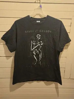 House of Voodoo T-Shirt Mens XL Black Skeleton NOLA Short Sleeve Graphic Tee - Apparel