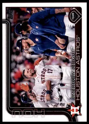 Houston Astros 2025 Topps #76 Houston Astros - Baseball Card Single