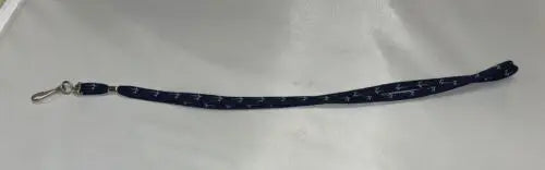 Dark blue Houston Astros MLB lanyard with metal clip, featuring Open Star design
