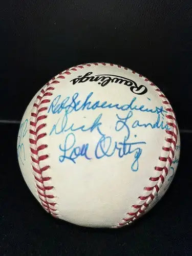 Houston Buffs Reunion Signed Ball AUTO VINEGAR BEND MIZELL RED SCHOENDIENST JSA - Sports Memorabilia