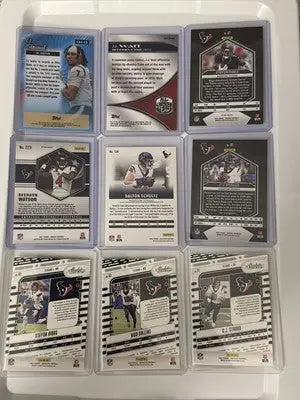 HOUSTON TEXANS 10 Card Lot Stroud Watson Watt Diggs & More - Football Card Single