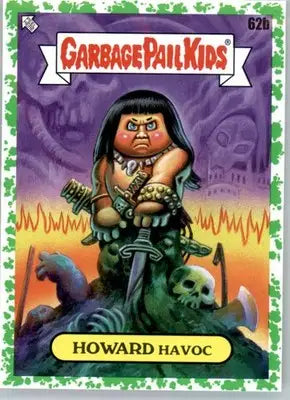 Howard Havoc - 2022 Topps Garbage Pail Kids: Book Worms - #62b - Booger Green - Non-Sports Card Single